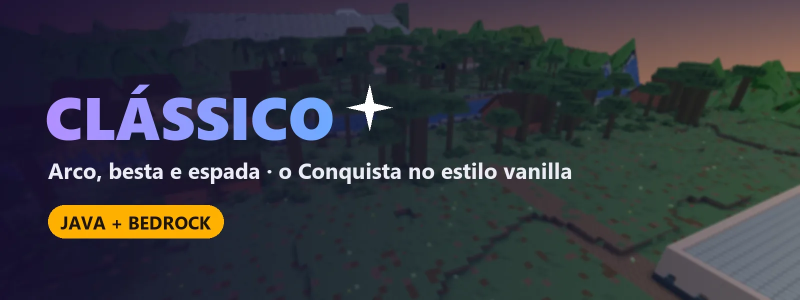 Conquista Clássico: arco, besta e espada